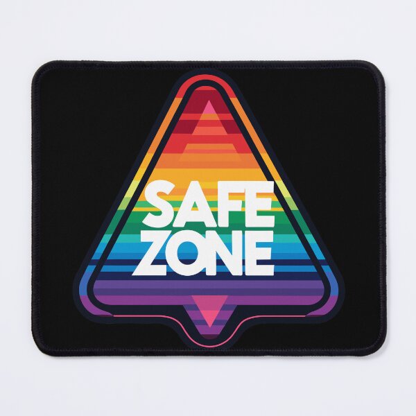 Item preview, Triangle LGBT Safe zone Rainbow  designed and sold by TomFrontierArt.