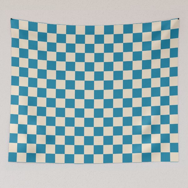 Item preview, Checkered Pattern - Blue designed and sold by Megs Lang.
