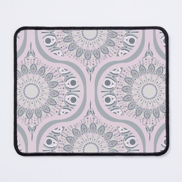 Item preview, Intangible Sunlit Snowflake Blush Dot Mandala Ogee designed and sold by Triplicate Limited.