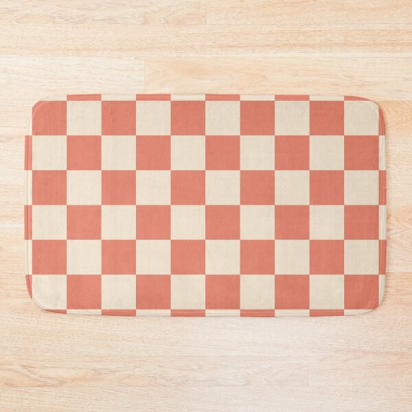 Item preview, Checkered Pattern - Coral designed and sold by Megs Lang.