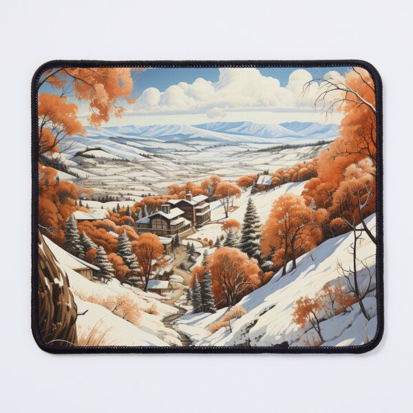 Item preview, A Vintage Travel Illustration of Park City - Utah - US designed and sold by GoodOldVintage.