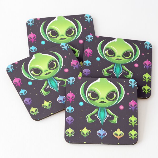 Item preview, alienlove 10 good mood lucky funny skull designed and sold by alienlove-8.