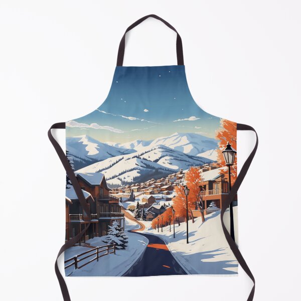 Item preview, A Vintage Travel Illustration of Park City - Utah - US designed and sold by GoodOldVintage.