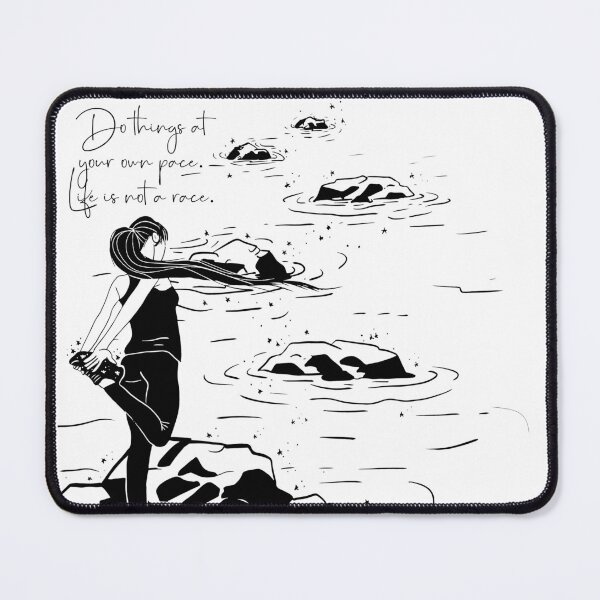 Item preview, Illustration of an inspiring woman - Chemin Noir designed and sold by Michouprint.