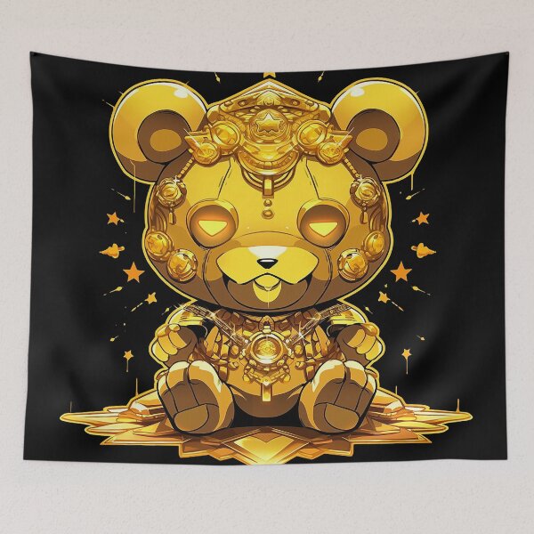 Item preview, gold bear designed and sold by maniabx.