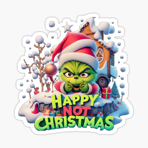 The Grinch Sticker for Sale by pofrstudios