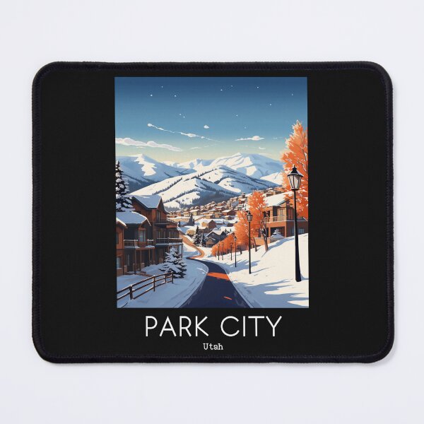Item preview, A Vintage Travel Illustration of Park City - Utah - US designed and sold by GoodOldVintage.