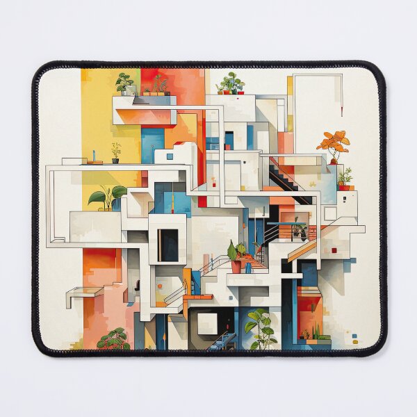 Item preview, Explore "Simplistic & Minimalistic Japanese House" Architecture with a Bauhaus Touch designed and sold by ArtificialGenes.