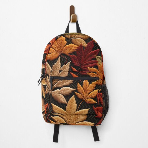 Item preview, Embroidered Autumnal Leaves Pattern #1 designed and sold by NatureSight.