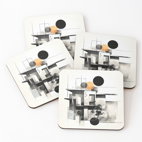 Item preview, Explore "Simplistic & Minimalistic Japanese House" Architecture with a Bauhaus Touch designed and sold by ArtificialGenes.