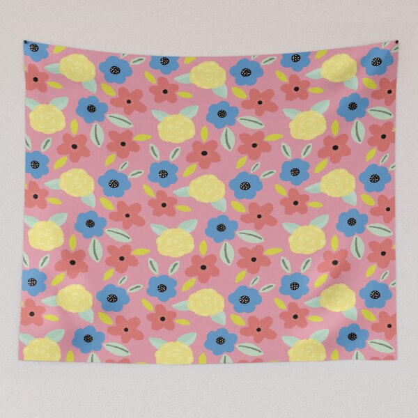 Item preview, Modern Ditsy Florals - Salmon designed and sold by Patzifatz.