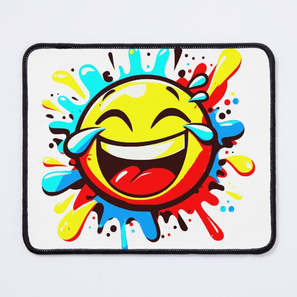 Item preview, Laughing Emoji with a Splash of Graffiti designed and sold by ComputeUnit.