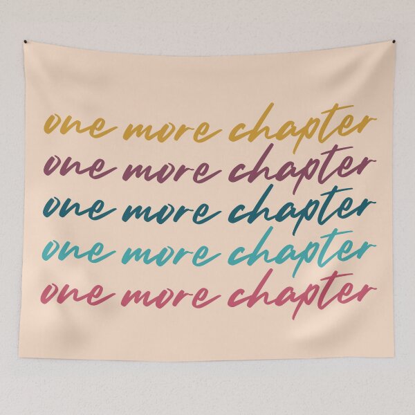 Item preview, One More Chapter Color Quote designed and sold by TheBookishLife.