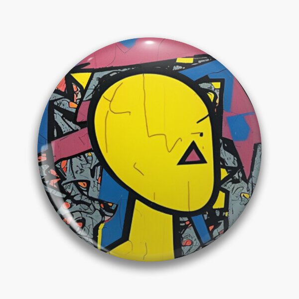 Item preview,  Yellow man face of reality art pattern | illogical designed and sold by ShabayekShop.