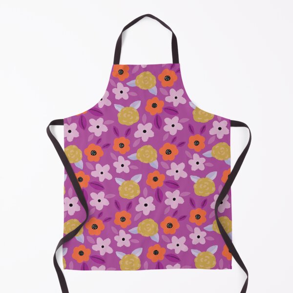 Item preview, Modern Ditsy Florals - Fuchsia designed and sold by Patzifatz.