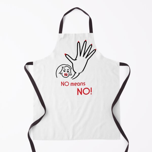 Item preview, No Means No! (Angry / 2C) designed and sold by MrFaulbaum.