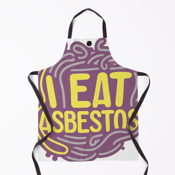 Item preview, I eat asbestos yellow purple design designed and sold by brokenpones.
