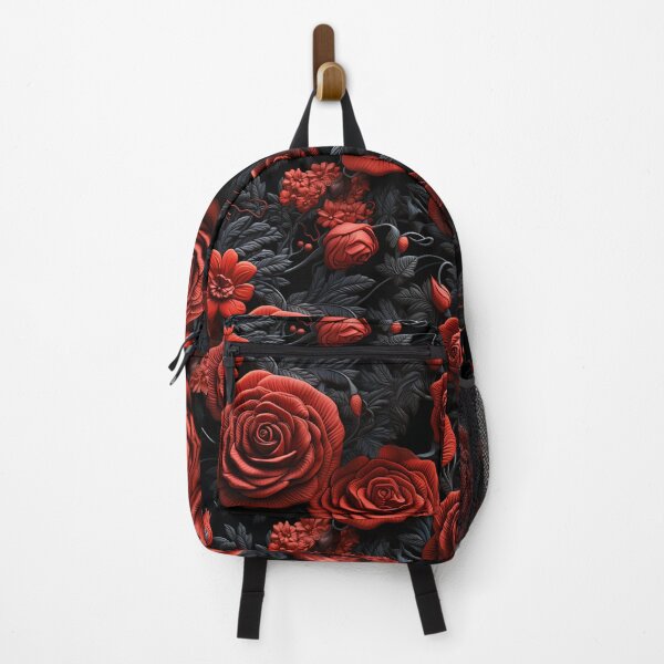 Item preview, Embroidered Gothic Red Roses Pattern #4 designed and sold by NatureSight.