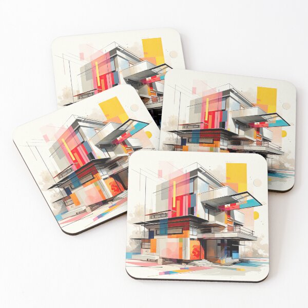 Item preview, Explore "Simplistic & Minimalistic Japanese House" Architecture with a Bauhaus Touch designed and sold by ArtificialGenes.