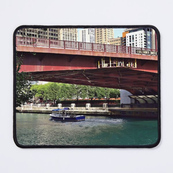 Item preview, Chicago IL - Water Taxi Under Columbus Dr Bridge designed and sold by Susan Savad.