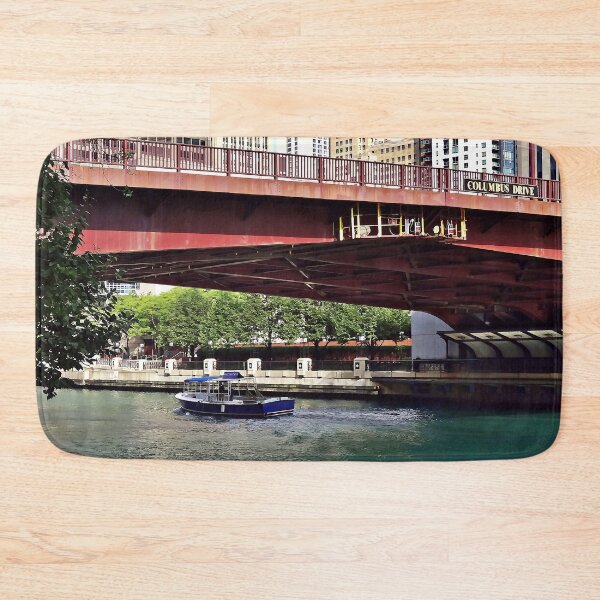 Item preview, Chicago IL - Water Taxi Under Columbus Dr Bridge designed and sold by Susan Savad.