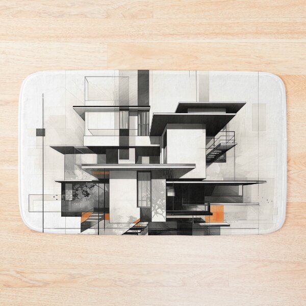Item preview, Explore "Simplistic & Minimalistic Japanese House" Architecture with a Bauhaus Touch designed and sold by ArtificialGenes.