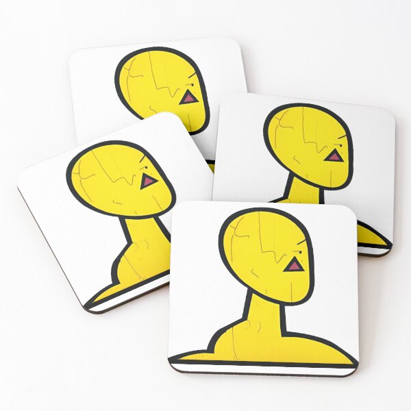 Item preview, Yellow man face of reality art pattern - illogical designed and sold by ShabayekShop.