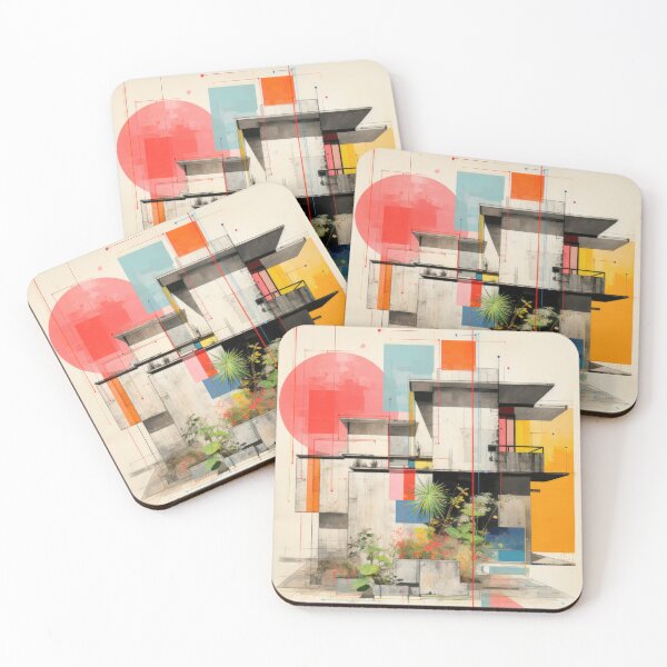 Item preview, Explore "Simplistic & Minimalistic Japanese House" Architecture with a Bauhaus Touch designed and sold by ArtificialGenes.