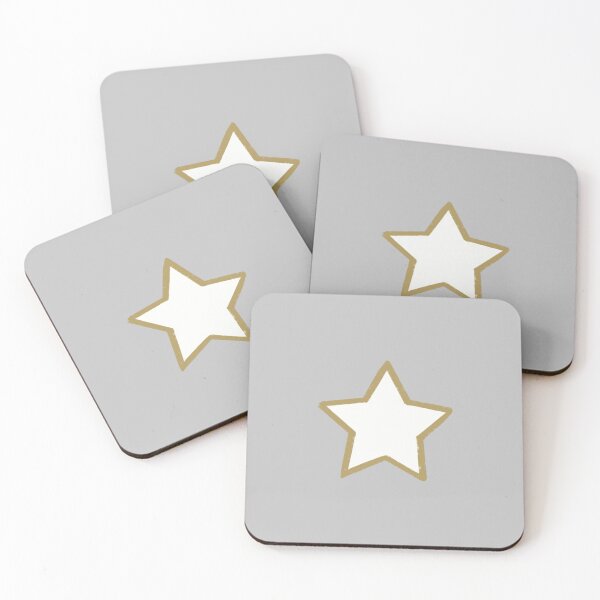 Item preview, Christmas Star Grey Gold - Minimal Christmas Star designed and sold by susycosta.