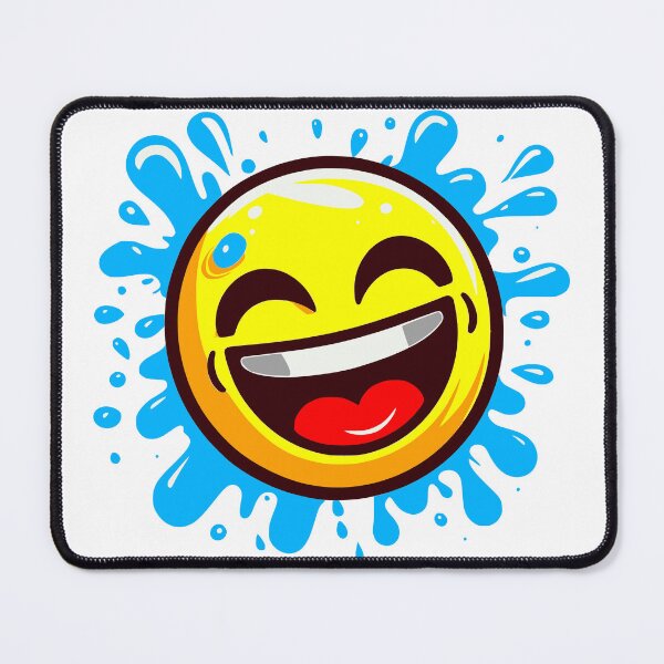Item preview, Laughing Emoji with a Splash of Graffiti designed and sold by ComputeUnit.