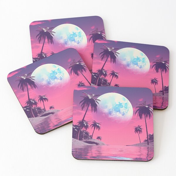 Item preview, Twilight Tapestry: Nostalgic Dreams in Neon Oasis designed and sold by Mullet Monkey.