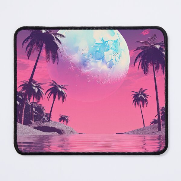 Item preview, Twilight Tapestry: Nostalgic Dreams in Neon Oasis designed and sold by Mullet Monkey.
