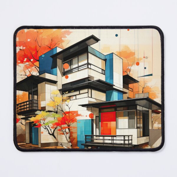 Item preview, Explore "Simplistic & Minimalistic Japanese House" Architecture with a Bauhaus Touch designed and sold by ArtificialGenes.