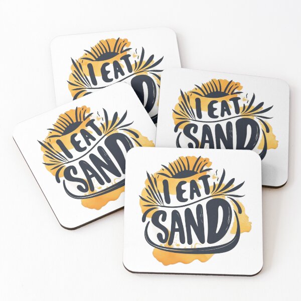Item preview, I Eat Sand Funny Quote designed and sold by Osa-Store.