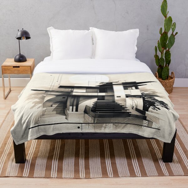 Item preview, Explore "Simplistic & Minimalistic Japanese House" Architecture with a Bauhaus Touch designed and sold by ArtificialGenes.