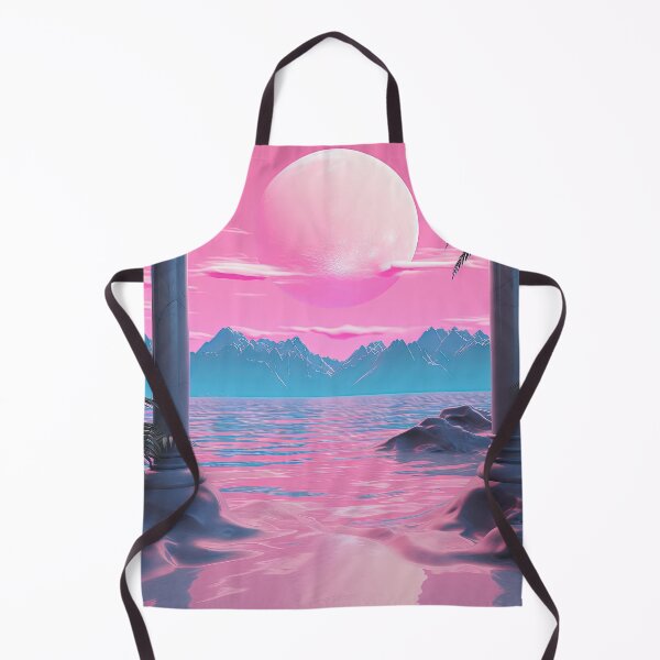 Item preview, Spectral Sunset: Retro Romance in Neon Oasis designed and sold by Mullet Monkey.