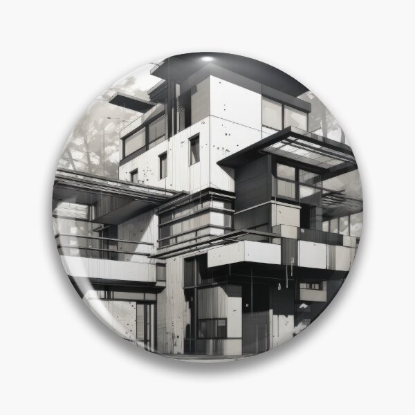 Item preview, Explore "Simplistic & Minimalistic Japanese House" Architecture with a Bauhaus Touch designed and sold by ArtificialGenes.