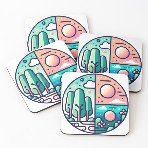 Item preview, Day & Night: Dual Nature Scape designed and sold by OniumEth.