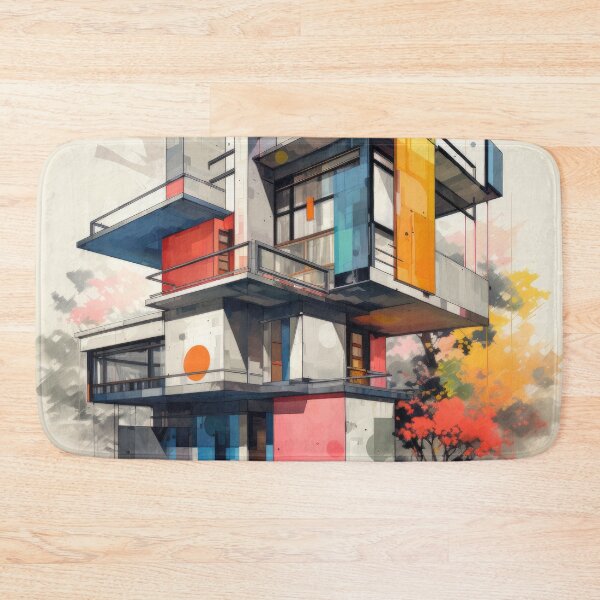 Artikelvorschau, Entdecken Sie die Architektur des "einfachen und minimalistischen japanischen Hauses" mit Bauhaus-Touch entworfen und verkauft von ArtificialGenes.