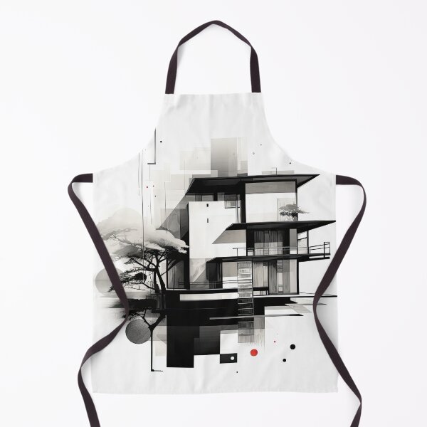 Item preview, Explore "Simplistic & Minimalistic Japanese House" Architecture with a Bauhaus Touch designed and sold by ArtificialGenes.