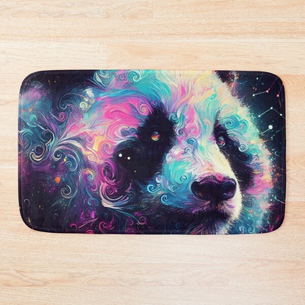 Item preview, Cosmic Panda: Neon Iridescence in Constellations designed and sold by javaoverride.