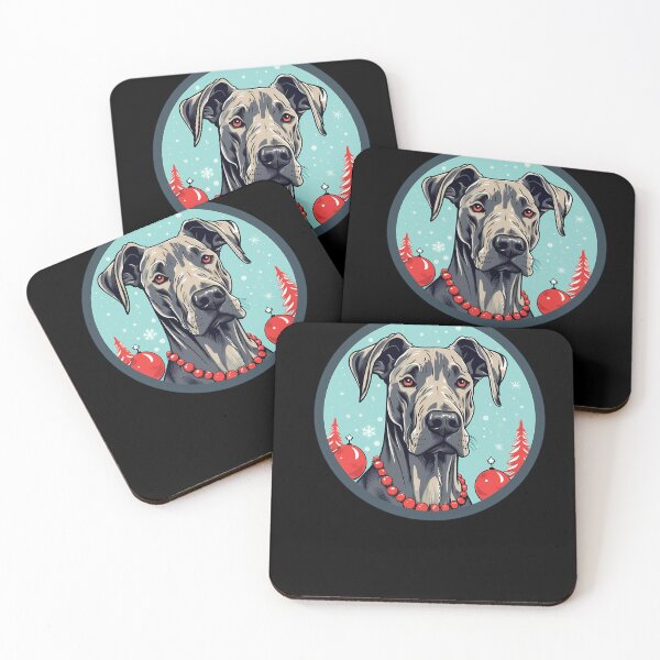 Item preview, Great Dane Dog Xmas, Love Dogs designed and sold by Logiamerch.