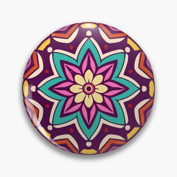 Item preview, Colorful Traditional Rangoli Design designed and sold by Jollys-ArtShop.