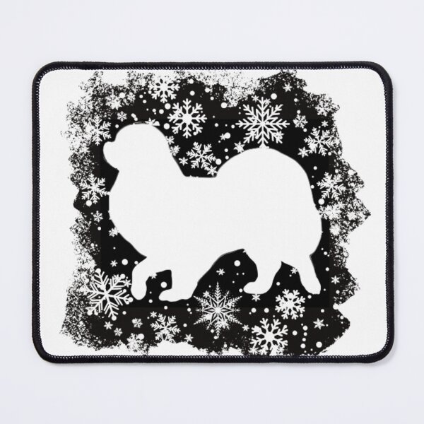 Item preview, Tibbie Silhouette with Snowflakes designed and sold by Monica C. Webster.