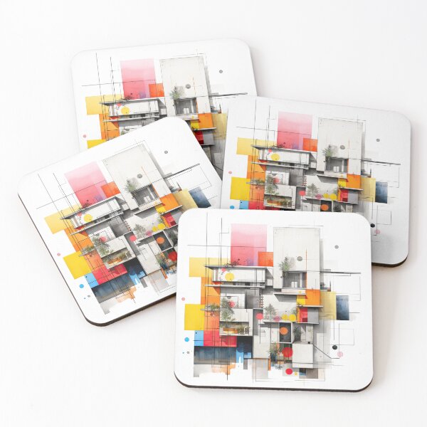 Item preview, Explore "Simplistic & Minimalistic Japanese House" Architecture with a Bauhaus Touch designed and sold by ArtificialGenes.