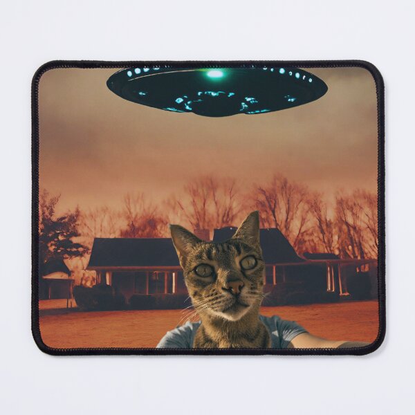 Item preview, Cat Ufo Selfie designed and sold by OnTheTrend.