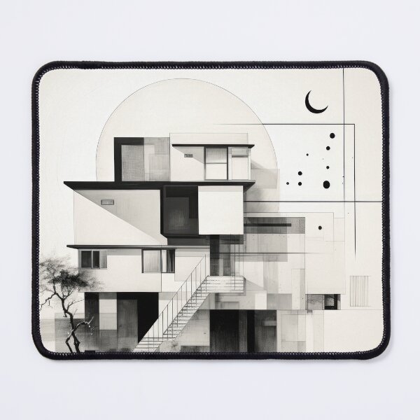 Item preview, Explore "Simplistic & Minimalistic Japanese House" Architecture with a Bauhaus Touch designed and sold by ArtificialGenes.