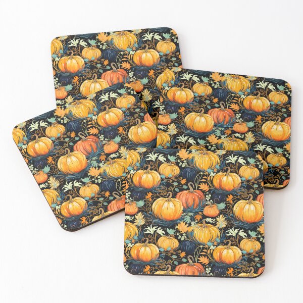 Item preview, Cozy Thanksgiving Pumpkins designed and sold by Slavyan.