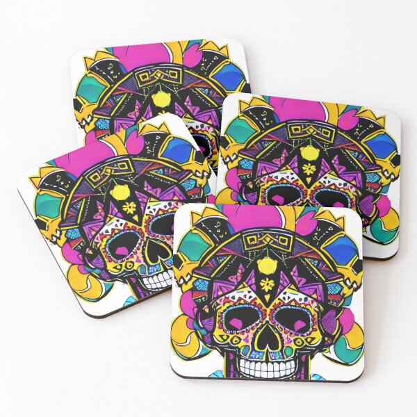 Item preview, alienlove 20 good mood lucky funny skull designed and sold by alienlove-8.