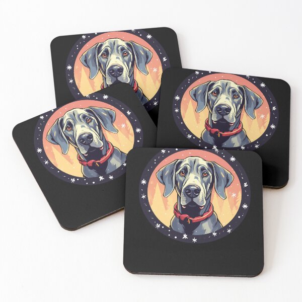 Item preview, Great Dane Dog Xmas, Love Dogs designed and sold by Logiamerch.